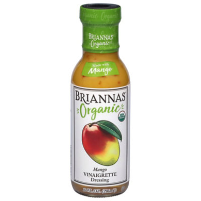 BRIANNAS Organic Dressing Vinaigrette Mango - 10 Oz - Image 3