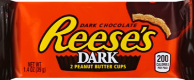 Hersheys Dark Chocolate Peanut Butter Cups - 1.4 Oz - Image 2
