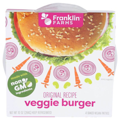 Franklin Farms Veggiburger - 10 Oz