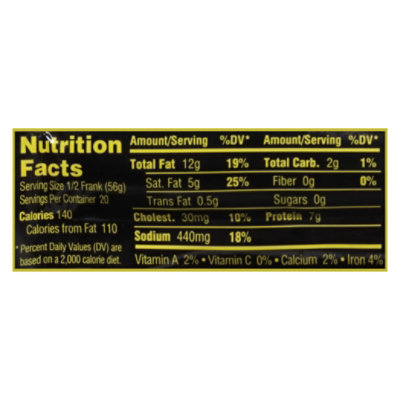 Hoffy Big Dogs Premium Beef Franks - 2.5 Lb - Image 3