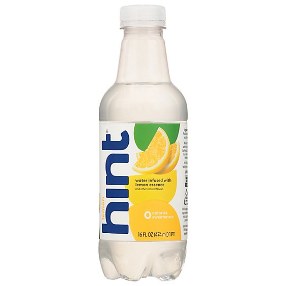 hint Water Infused With Lemon - 16 Fl. Oz.