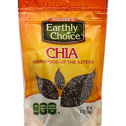 Natures Earthly Choice Seeds Chia Org - 12 Oz - Image 2