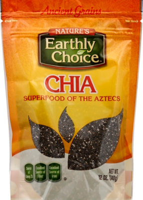 Natures Earthly Choice Seeds Chia Org - 12 Oz - Image 2