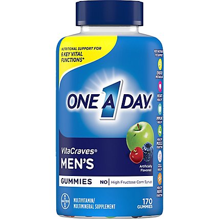 One A Day Mens Vitacraves Gummies - 170 Count - Image 2