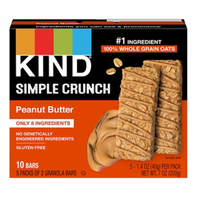 KIND Simple Crunch Granola Bars Peanut Butter - 7.05 Oz - Image 1