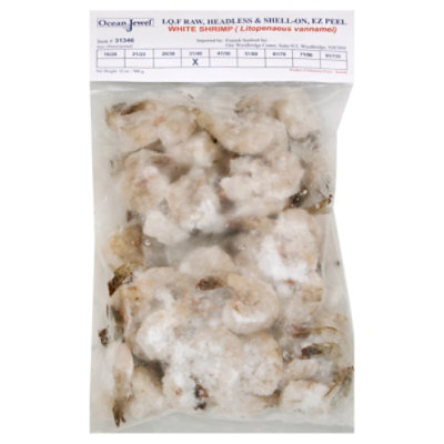 Shrimp Raw 31-40 Count Tail On Peeled & Deveined Frozen - 32 Oz