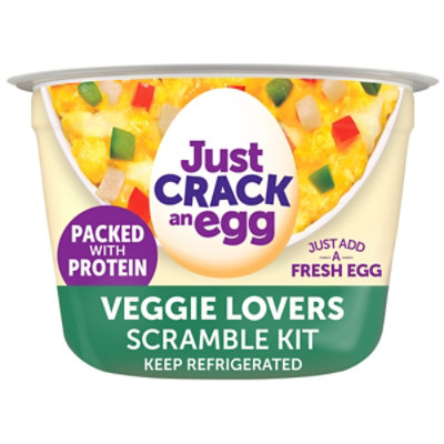 Just Crack An Egg Veggie Scramble Breakfast Bowl Kit Cup - 3 Oz - Image 1