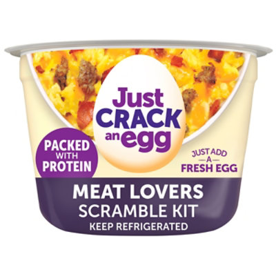 Just Crack An Egg Low Carb Protein Packed Scramble Breakfast Bowl Kit Cup - 2.25 Oz - Image 1