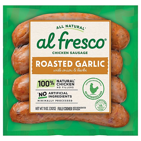 Al Fresco Garlic Chicken Sausage - 11 Oz