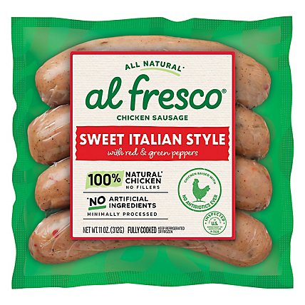 al fresco Chicken Sausage All Natural Sweet Italian Style - 11 Oz - Image 3