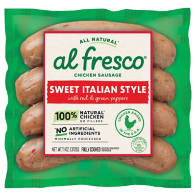 al fresco Chicken Sausage All Natural Sweet Italian Style - 11 Oz - Image 3