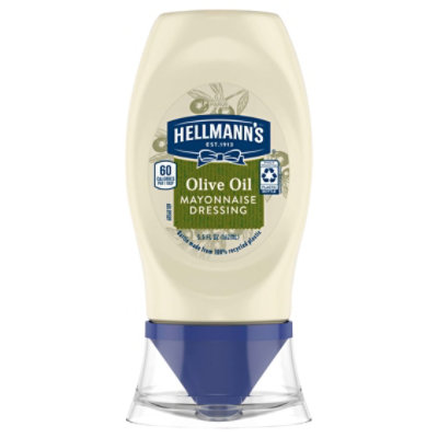 Hellmanns Mayonnaise Dressing With Olive Oil - 5.5 Fl. Oz. - Image 1