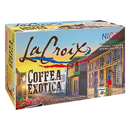 LaCroix Sparkling Water NiCola Coffea Exotica 8 Count - 12 Oz - Image 2