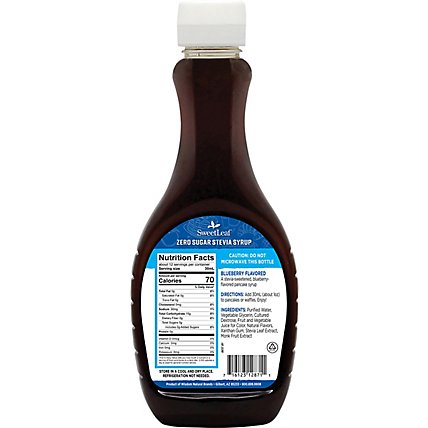 Sweetleaf Syrup Stevia Blueberry - 12 Oz - Image 6