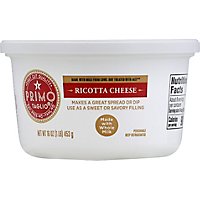 Primo Taglio Whole Milk Ricotta - 16 Oz - Image 2
