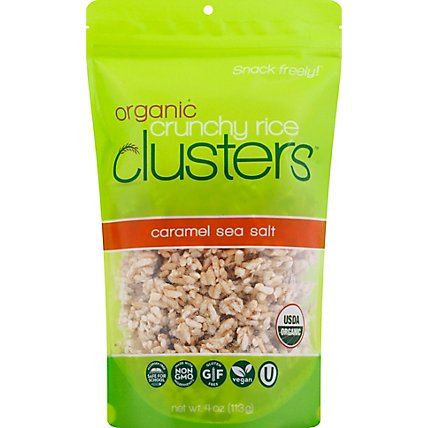 Chef Bobo Organic Rice Crunchy Clusters Caramel Sea Salt - 4 Oz - Image 2