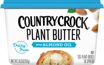 Country Crock Plant Almond Butter - 10.5 Oz - Image 2