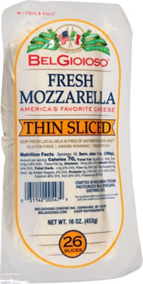 BelGioioso Fresh Mozzarella Thin Sliced Log - 16 Oz - Image 2