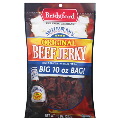 Bridgford Sweet Baby Rays Original Beef Jerky - 10 Oz - Image 3