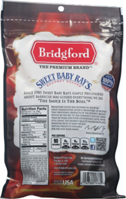 Bridgford Sweet Baby Rays Original Beef Jerky - 10 Oz - Image 6