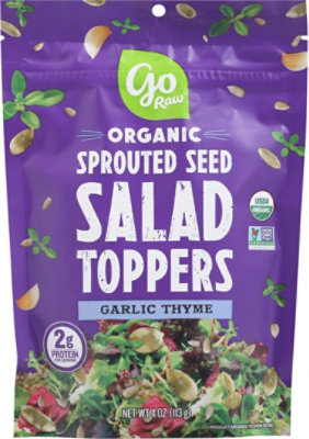 Go Raw Organic Sprouted Seed Salad Toppers Garlic Thyme - 4 Oz - Image 2