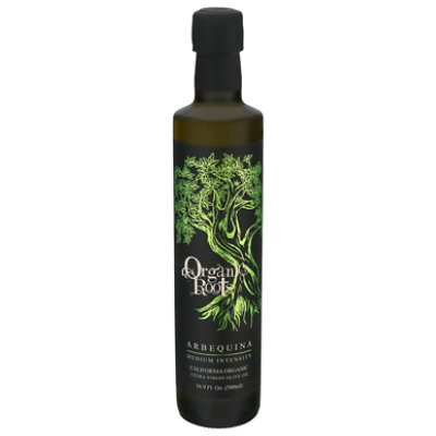 Organic Roots Cold Pressed Olive Oil Extra Virgin Arbequina - 16.9 Oz.