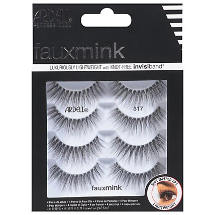 Ardell Lashes Faux Mink 817 4 Count - Each - Image 3