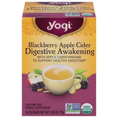 Yogi Teas Tea Blckbry Aple Cdr Awak - 16 Count - Image 3