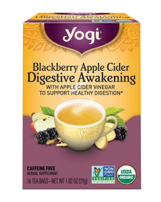 Yogi Teas Tea Blckbry Aple Cdr Awak - 16 Count - Image 1