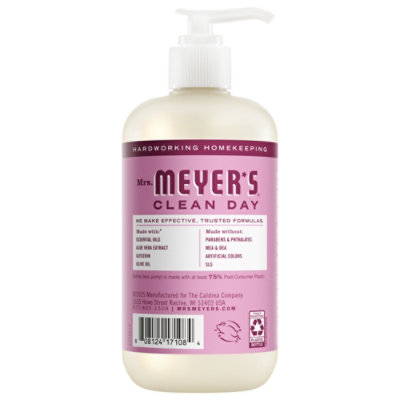 Mrs Meyers Liquid Hand Soap Peony - 12.5 Oz - Image 3