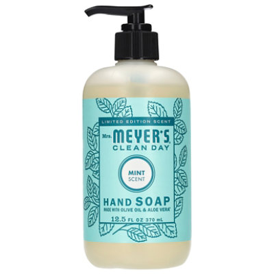 Mrs. Meyer’s Clean Day Mint Hand Soap - 12.5 OZ - Image 2
