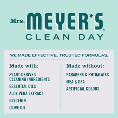 Mrs. Meyer’s Clean Day Mint Hand Soap - 12.5 OZ - Image 4
