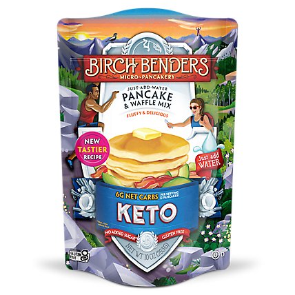 Birch Benders Pancake & Waffle Mix Keto - 10 Oz - Image 1