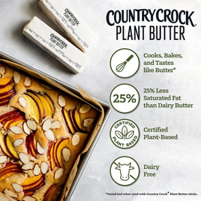 Country Crock Dairy-Free Plant Butter with Olive Oil Sticks - 16 Oz - Image 2