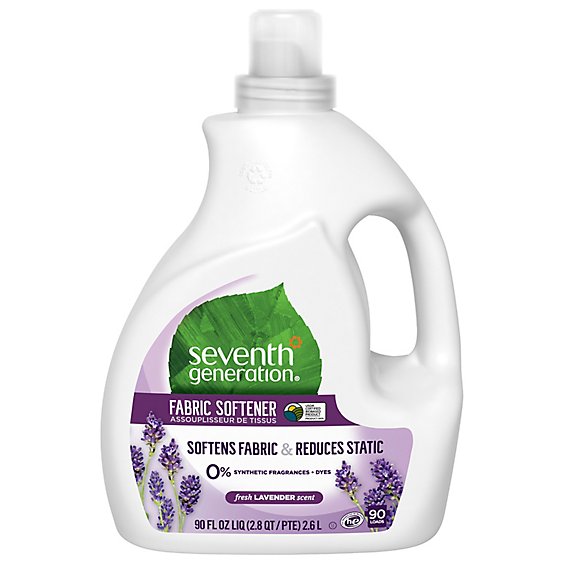 Seventh Generation Fabric Softener Liquid Lavender Scent - 90 Fl. Oz.