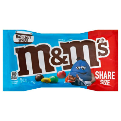M&M'S Almond Chocolate Candy Sharing Size 2.83-Ounce Pouch 18-Count Box