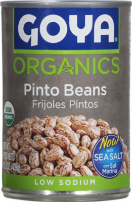 Goya Organic Low Sodium Pinto Beans Canned - 15.5 Oz - Image 2