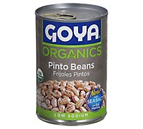 Goya Organic Low Sodium Pinto Beans Canned - 15.5 Oz