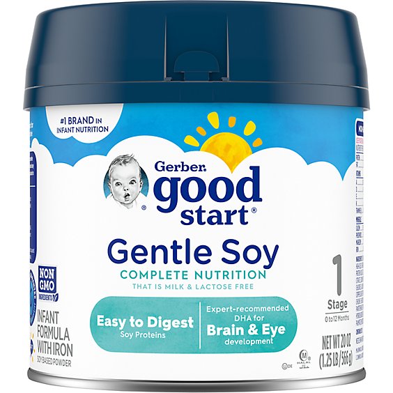 Gerber Good Start Gentle Soy Powder Infant Formula Canister - 20 Oz