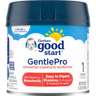 Gerber Good Start Infant Formula GentlePro Powder Stage 1 - 20 Oz
