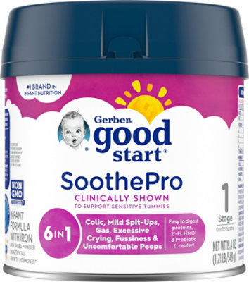 Gerber Good Start Infant Formula SoothePro Powder Stage 1 - 19.4 Oz - Image 2