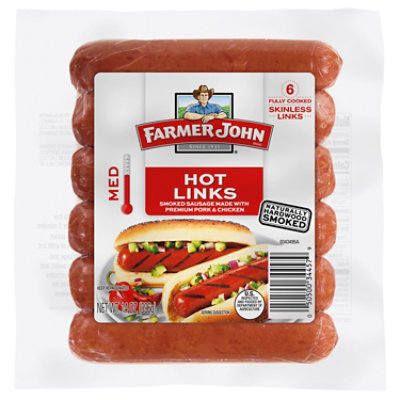 Farmer John Smoked Sausage Hot - 14 Oz - Image 1