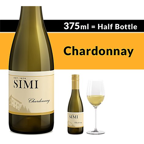 SIMI Sonoma County Chardonnay White Wine - 375 Ml