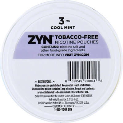 Zyn Cool Mint 3mg - Carton - Image 4