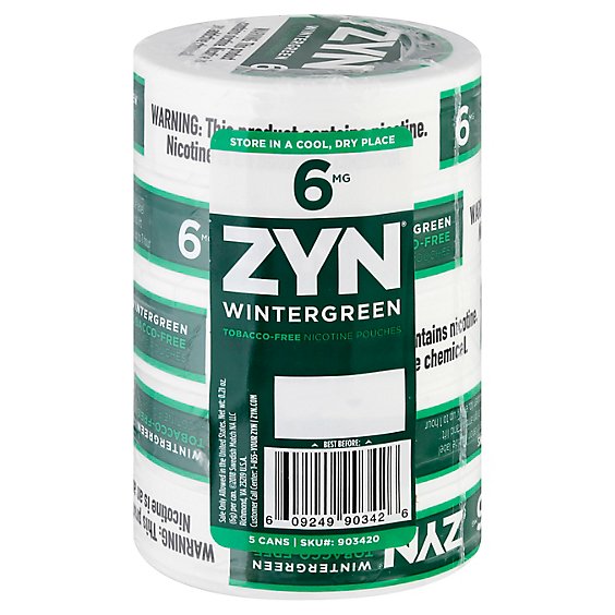 Zyn Wintergreen 6mg - Carton
