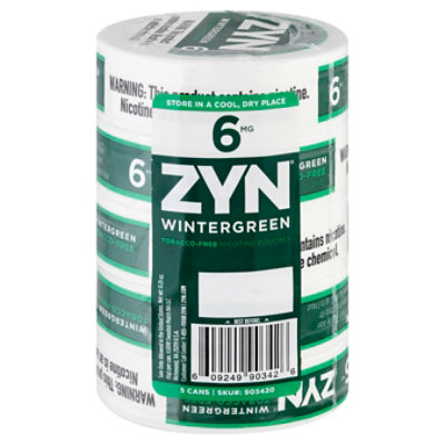 Zyn Wintergreen 6mg - Carton - Safeway