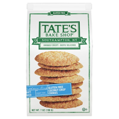 Tates Coconut Crisps Gluten Free Cookies - 7 Oz - Image 1