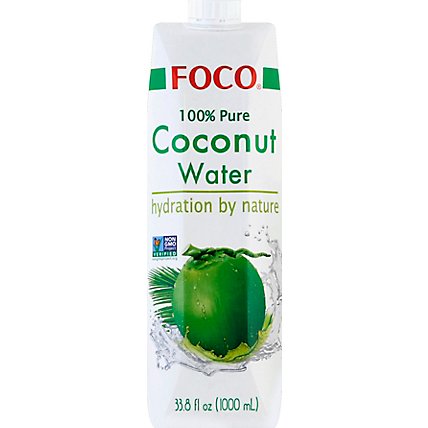 Foco Coconut Water Tetrapak - 33.8 Oz - Image 2