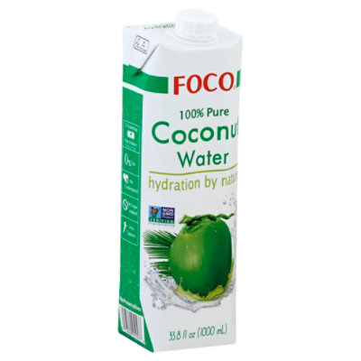 Foco Coconut Water Tetrapak - 33.8 Oz