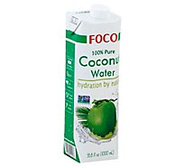 Foco Coconut Water Tetrapak - 33.8 Oz